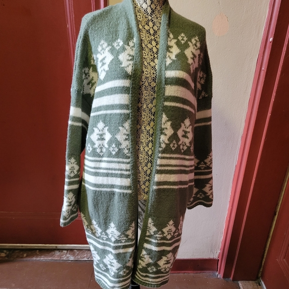 KNOX ROSE WOMEN'S OPEN FRONT KNITTED CARDIGAN SIZE L - Picture 2 of 15